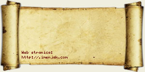 Dijana Milović vizit kartica